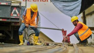 La construcción del Polideportivo de San Plácido brinda alegría y plazas de trabajo